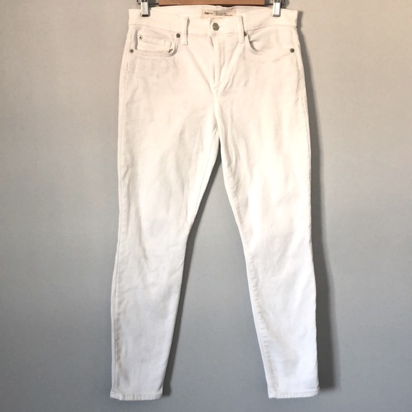 GAP True Skinny White Jeans, size 28 - Picture 2 of 9